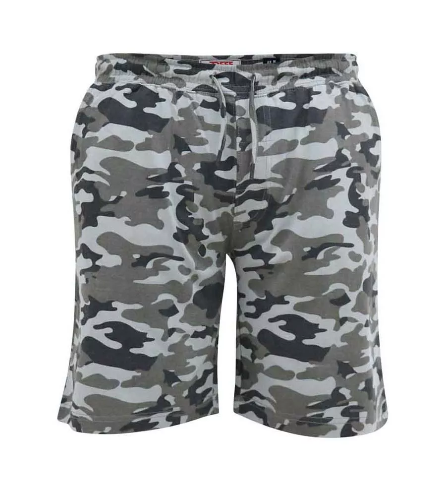 Men's Jersey Camouflage Shorts With Elasticated Waist (Carlton)