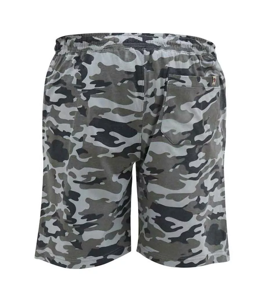 Men's Jersey Camouflage Shorts With Elasticated Waist (Carlton)