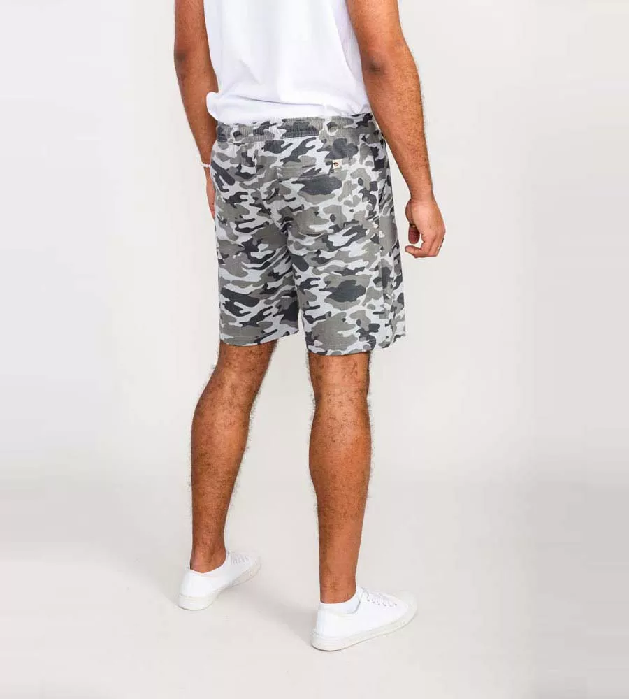 Men's Jersey Camouflage Shorts With Elasticated Waist (Carlton)