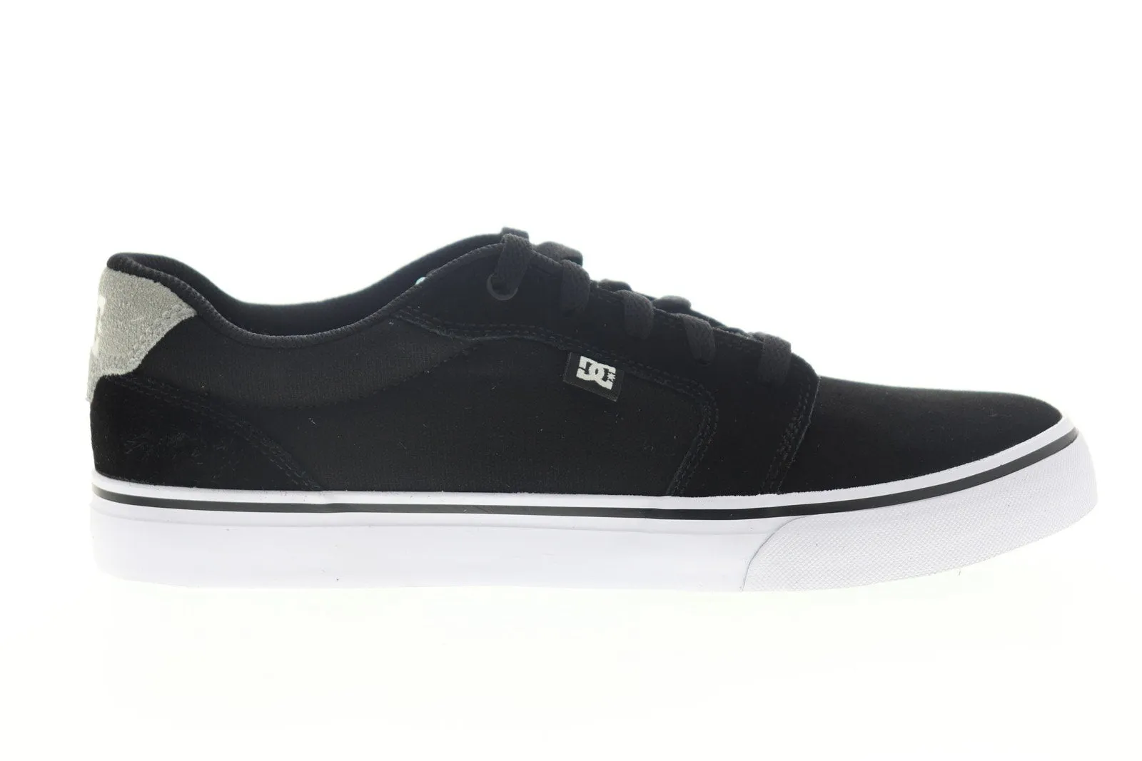 DC Anvil 303190 Men's Black Suede Skate Shoes