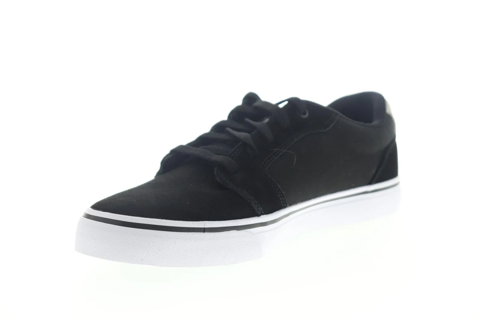 DC Anvil 303190 Men's Black Suede Skate Shoes