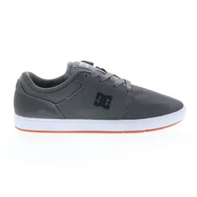 DC Crisis 2 Men's Gray Suede Skate Sneakers - ADYS100657