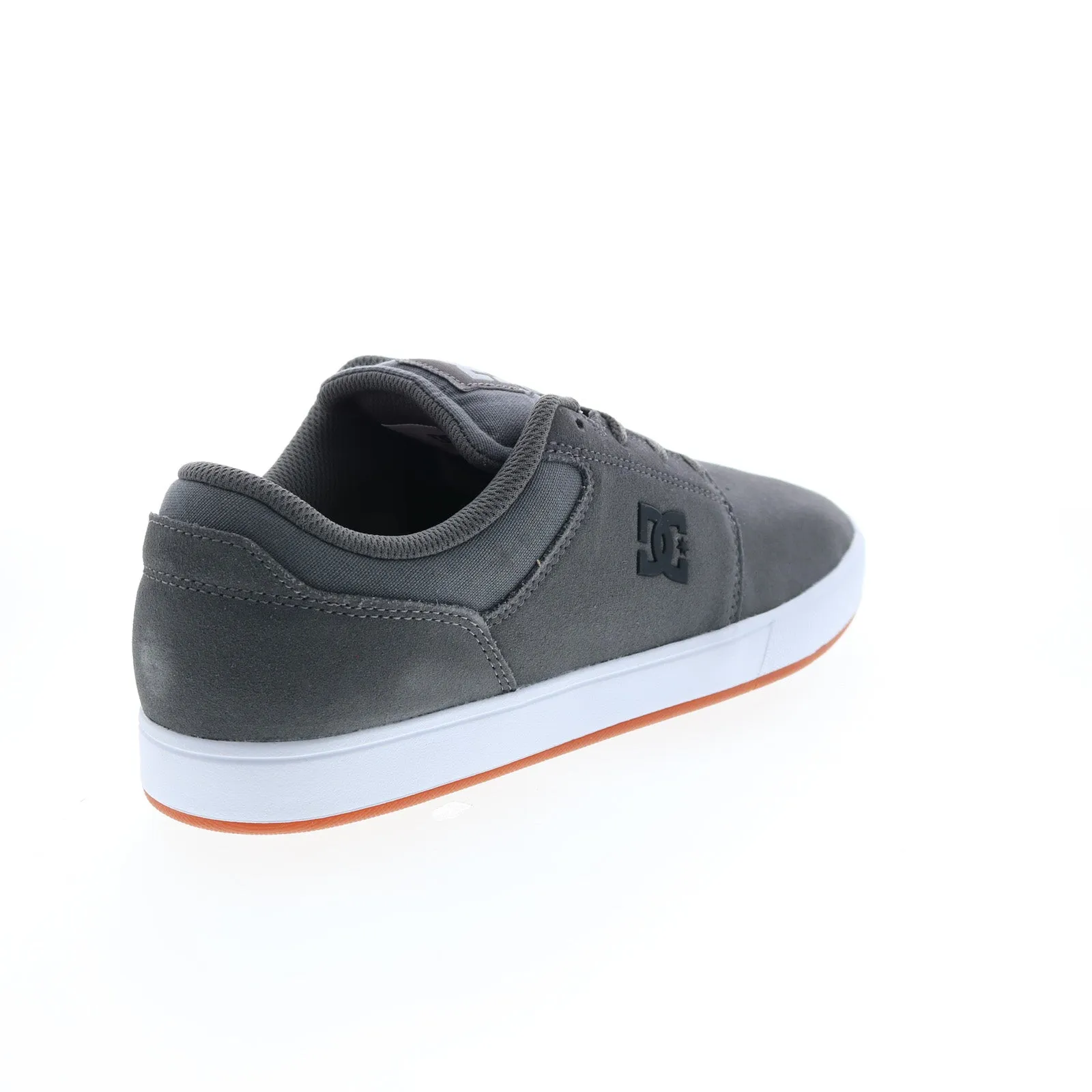 DC Crisis 2 Men's Gray Suede Skate Sneakers - ADYS100657