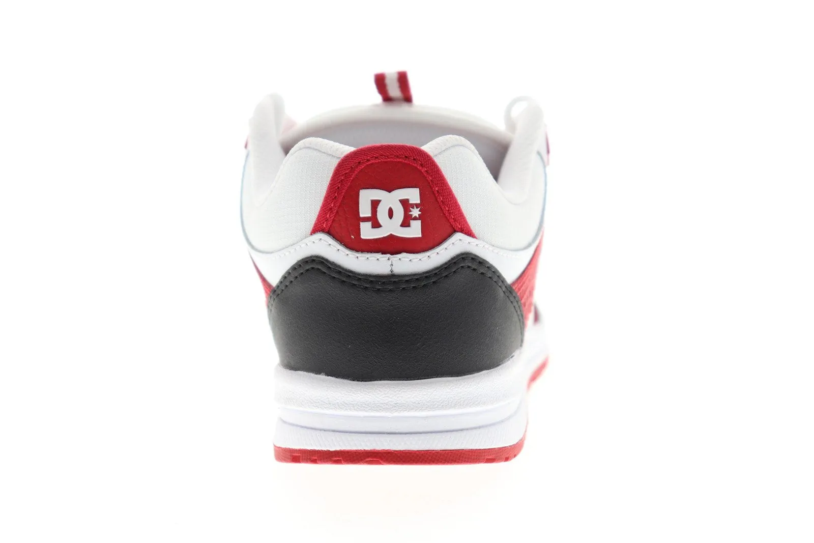 DC Kalis Lite White Leather Lace Up Skate Sneakers.