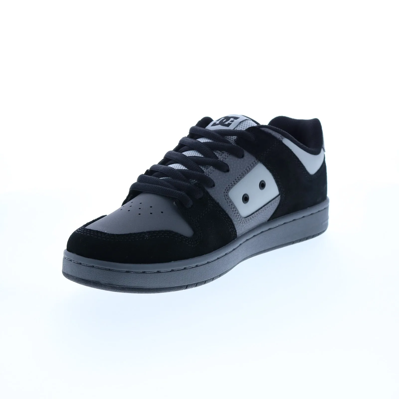 DC Mens Black Suede Skate Sneakers Shoes - Manteca 4 S ADYS100766-XKSK