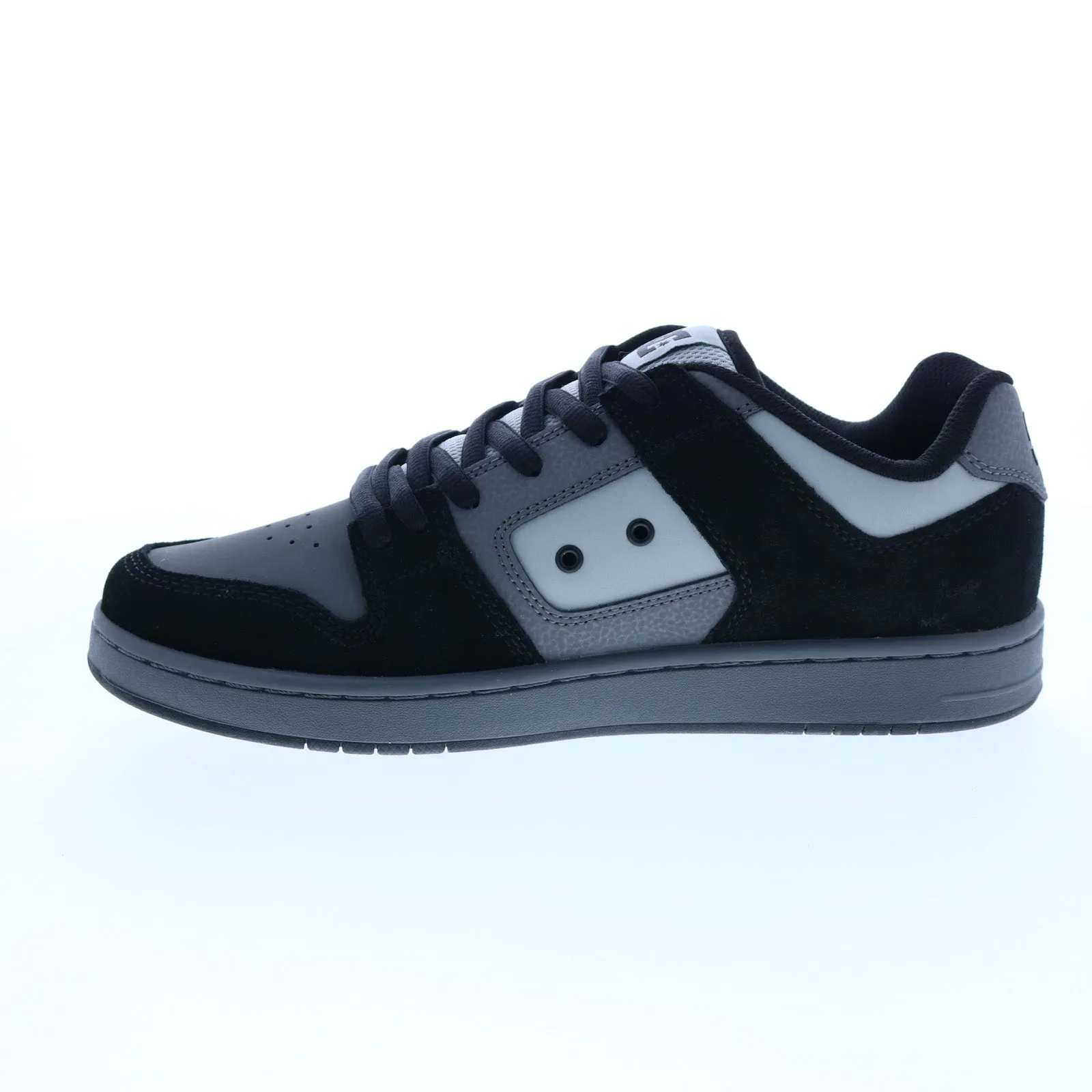 DC Mens Black Suede Skate Sneakers Shoes - Manteca 4 S ADYS100766-XKSK