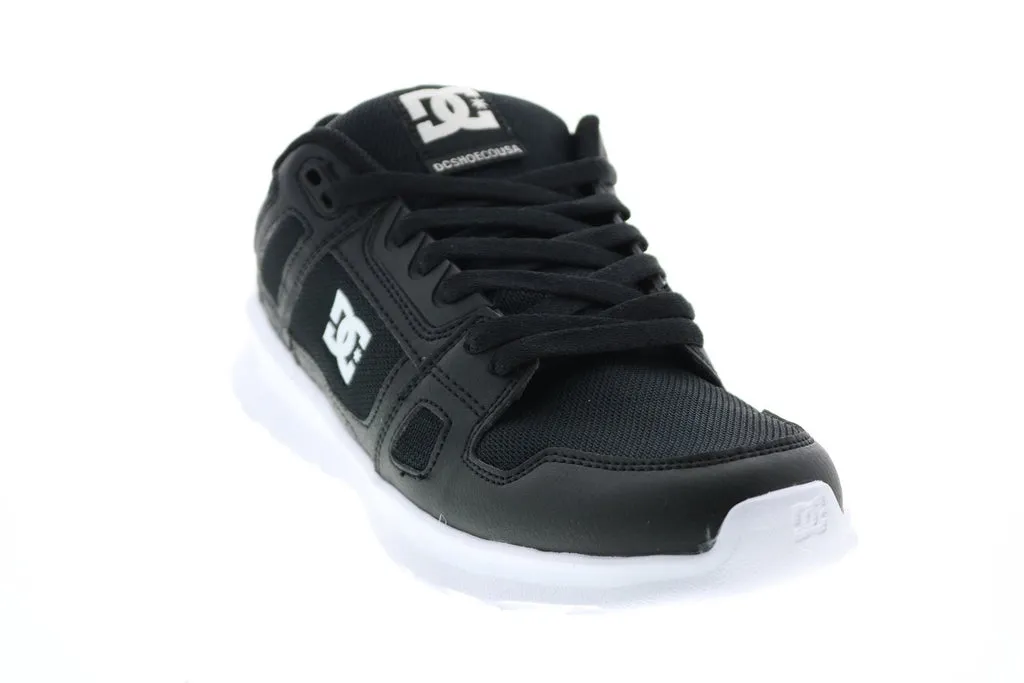 DC Stag Lite Sneakers - Black Synthetic Skate Shoes for Men