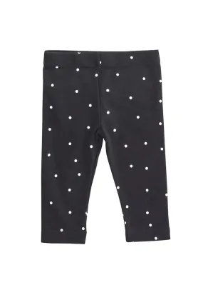 Dot Pattern Bow Leggings