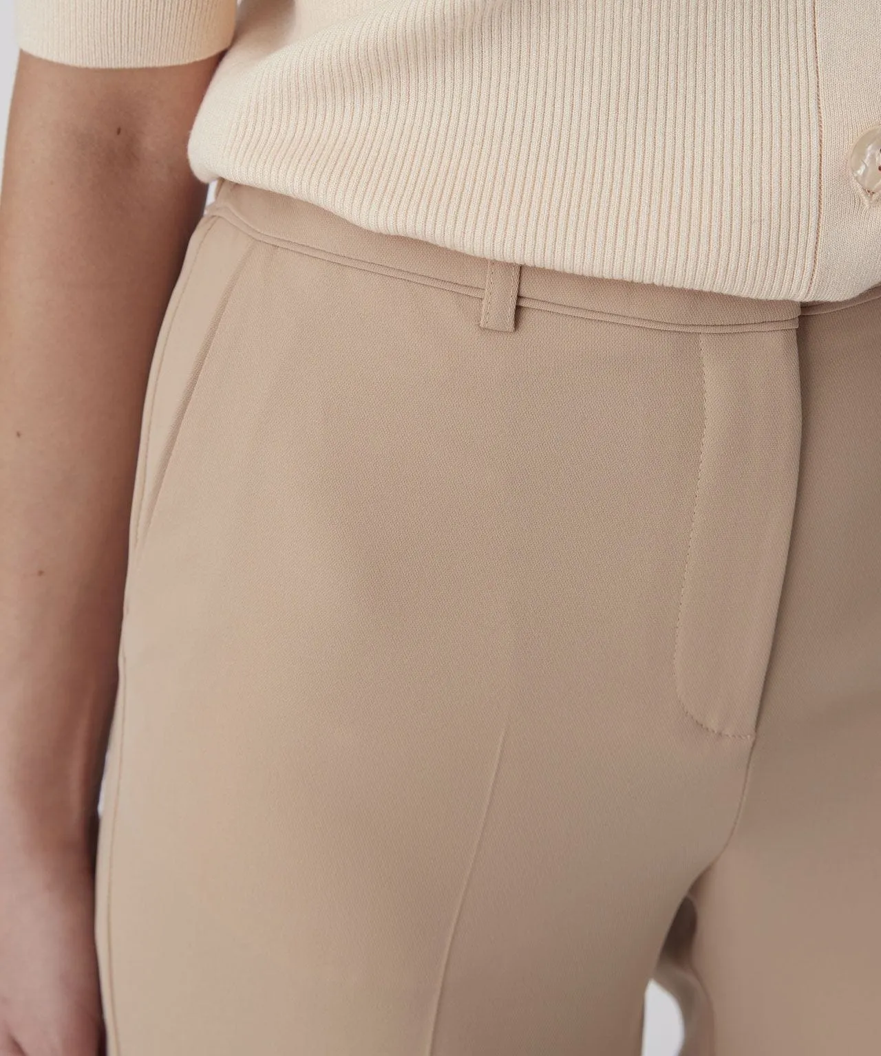 Easy-Care Straight-Leg Trousers