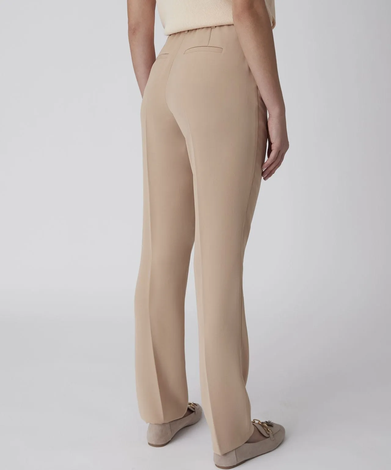 Easy-Care Straight-Leg Trousers