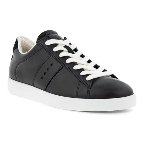 Ecco Womens Street Lite Sneakers - Black/Black