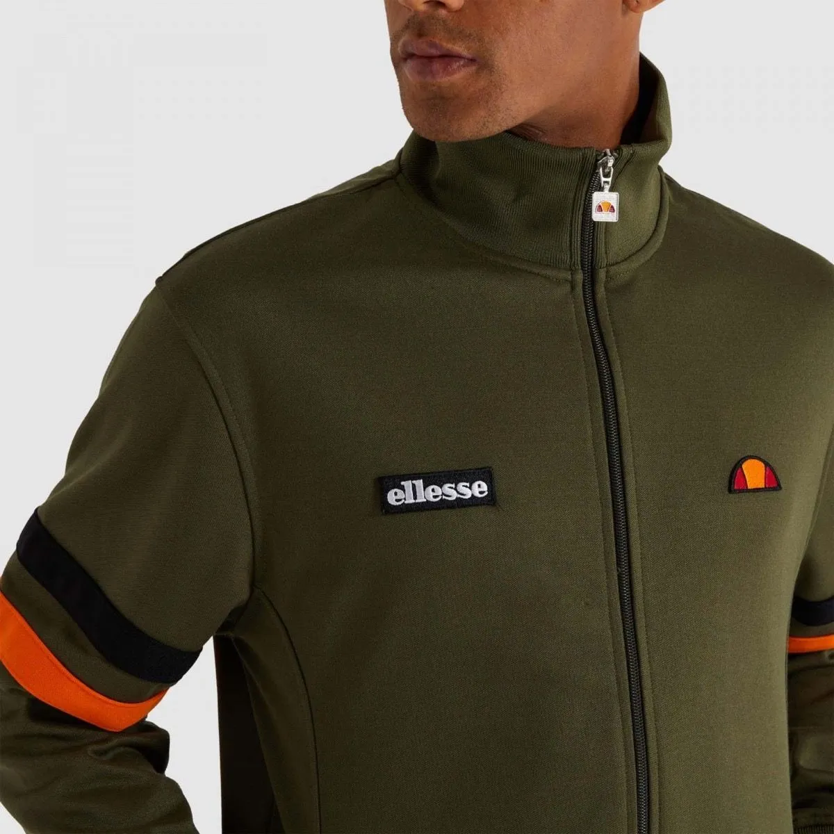 Ellesse Roma Track Jacket in Khaki