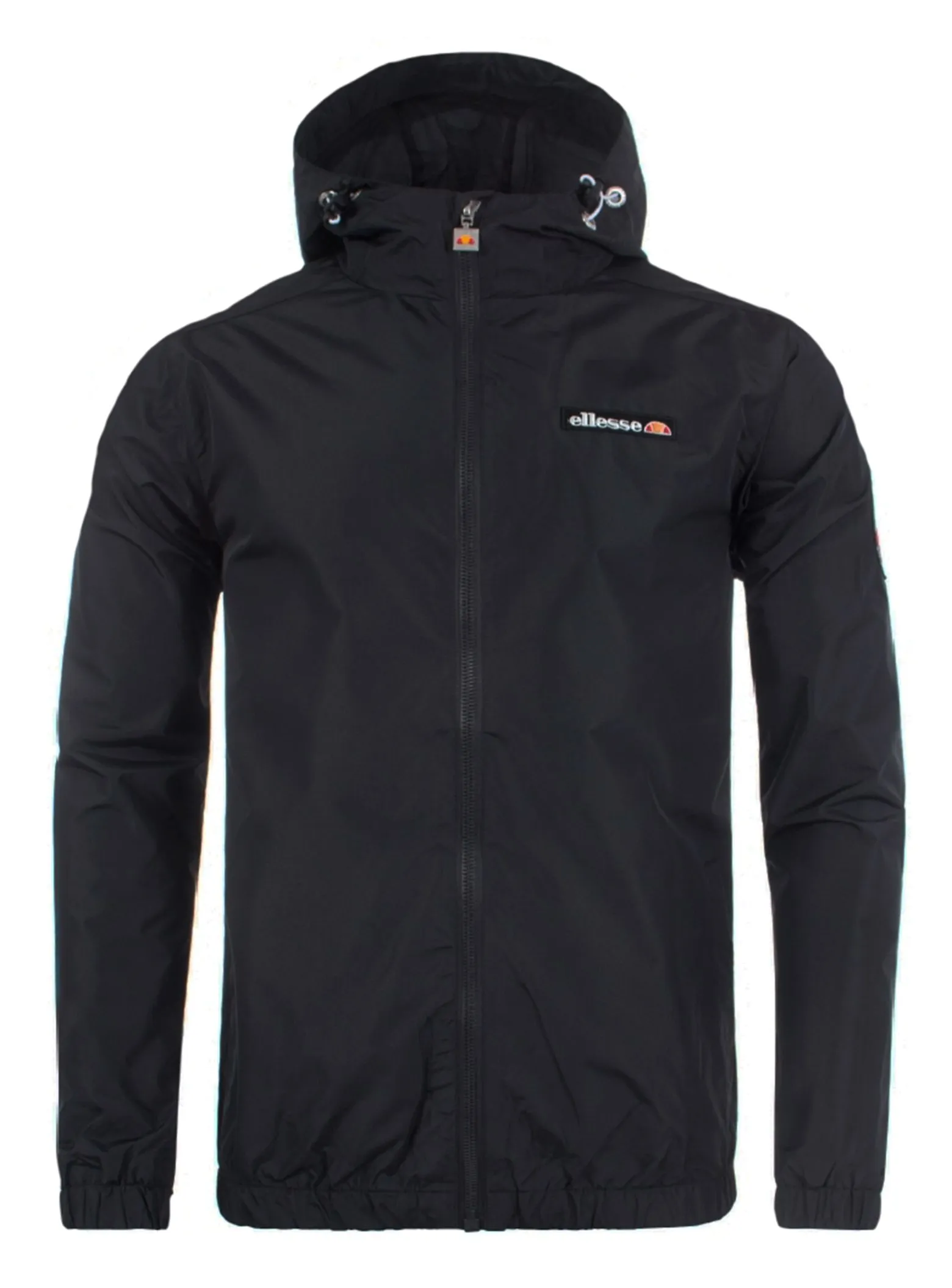 Ellesse Black Terrazzo Zip Up Shell Jacket