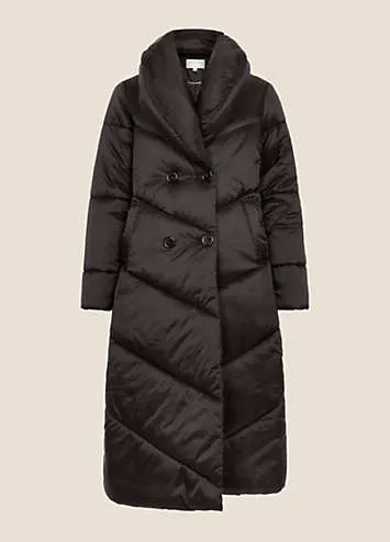 Ethically Crafted Padded Maxi Coat by Monsoon