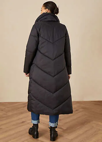 Ethically Crafted Padded Maxi Coat by Monsoon