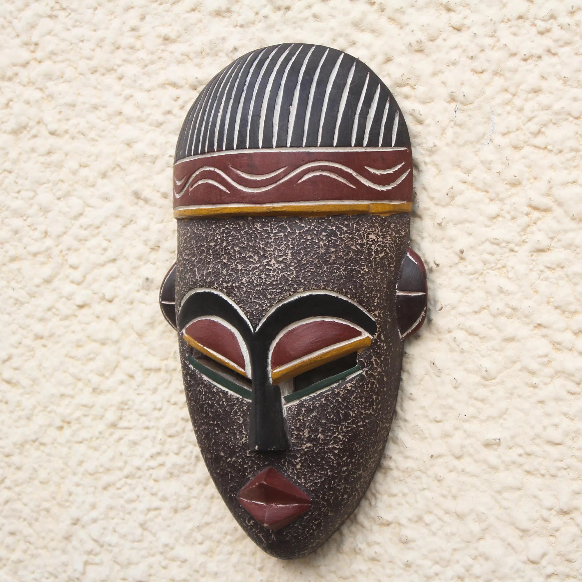 Ethiopian Berber Man Wooden Mask