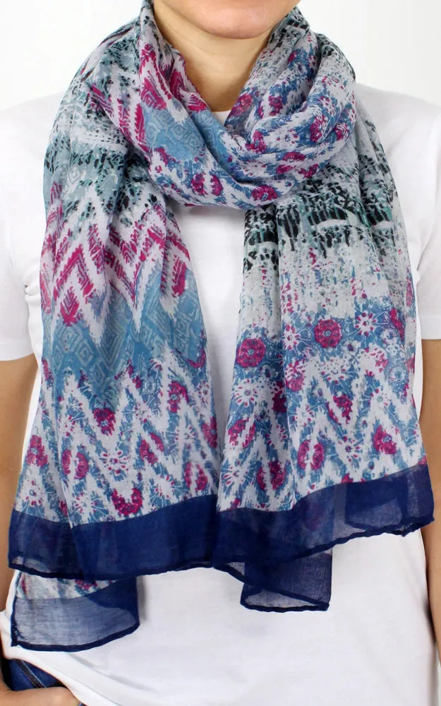 Ethnic Print Oblong Scarf ESC10232.