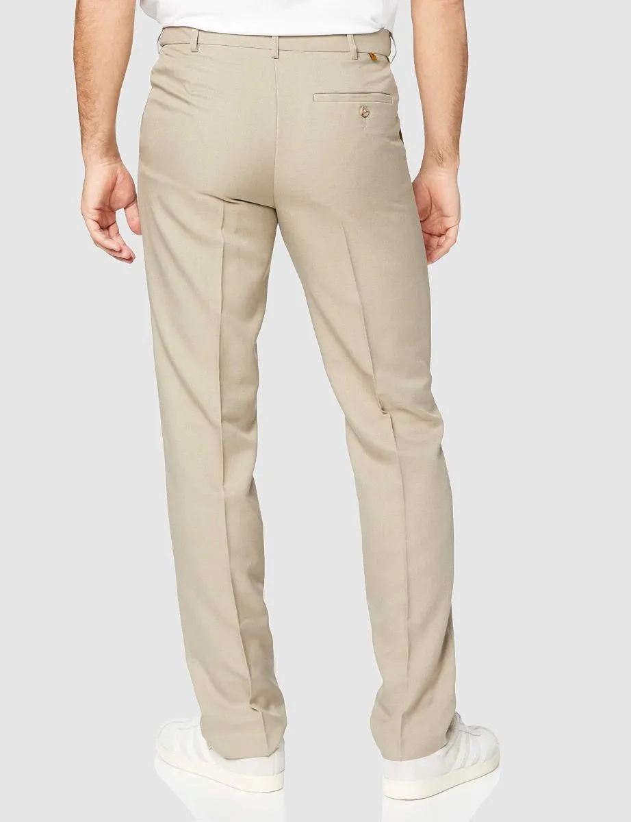 Farah Soft Taupe Flexi Waist Trousers