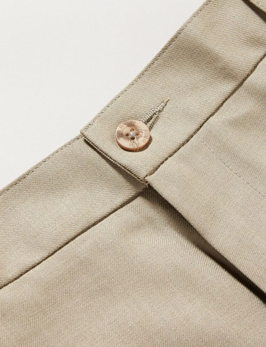 Farah Soft Taupe Flexi Waist Trousers