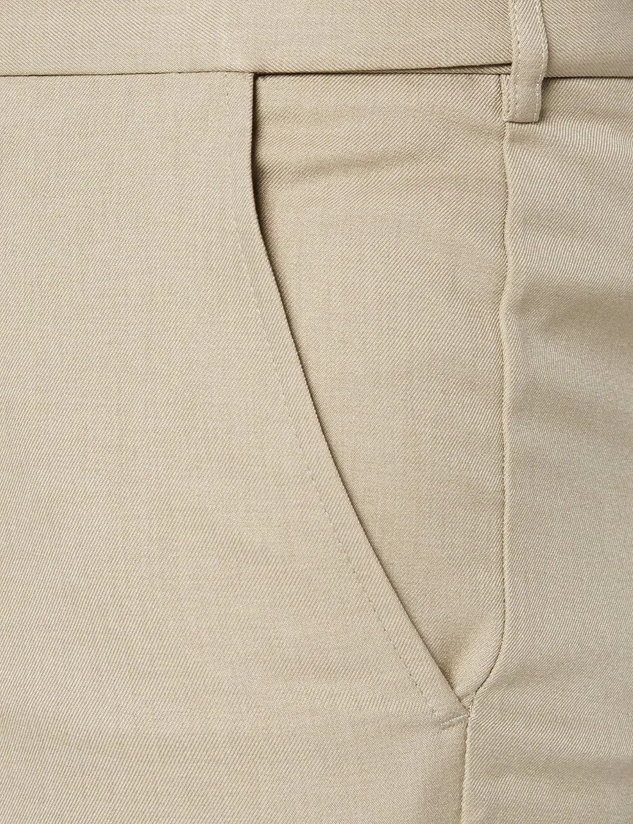 Farah Soft Taupe Flexi Waist Trousers