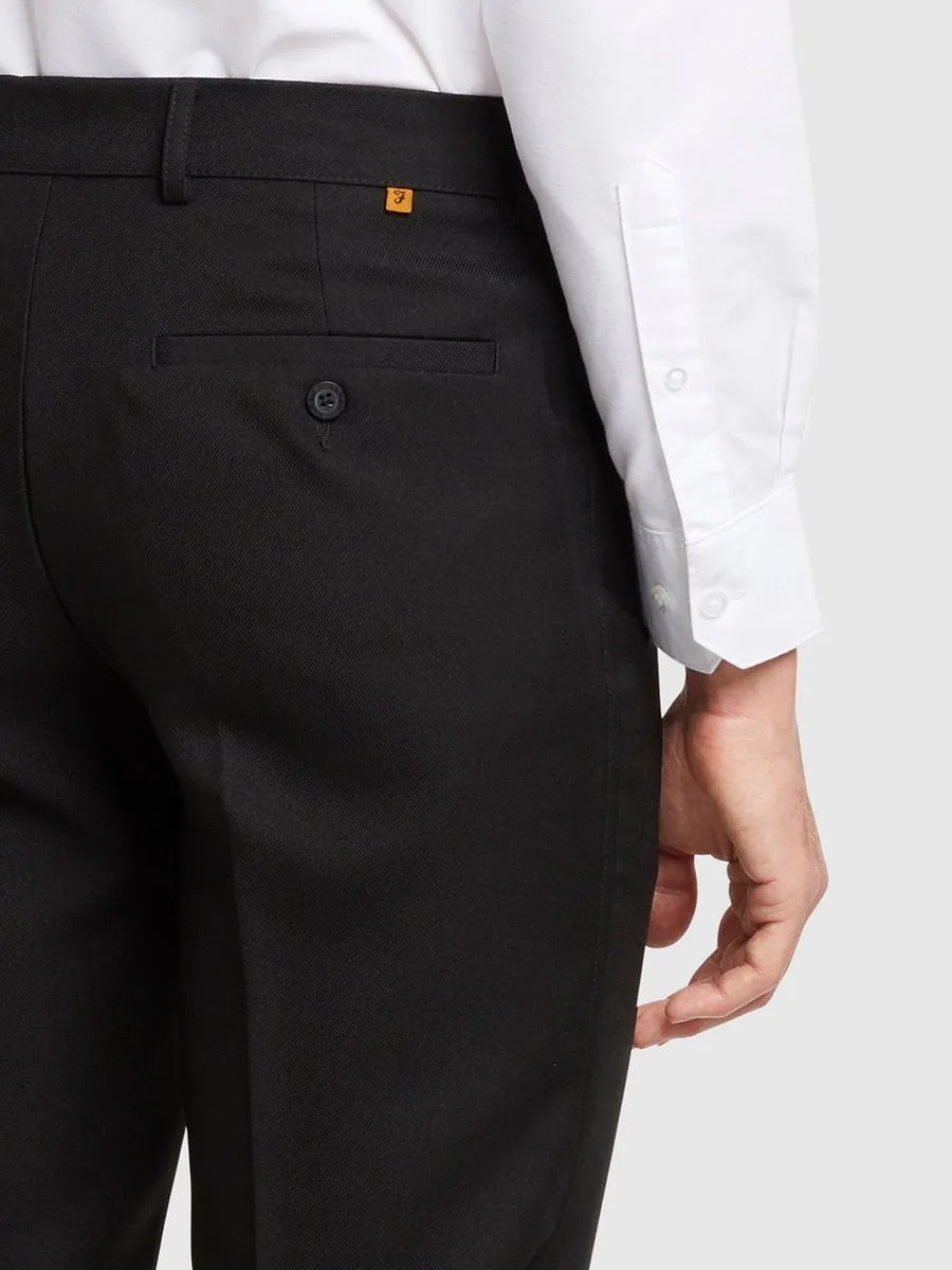 Farah Roachman Frog Black Pocket Trousers