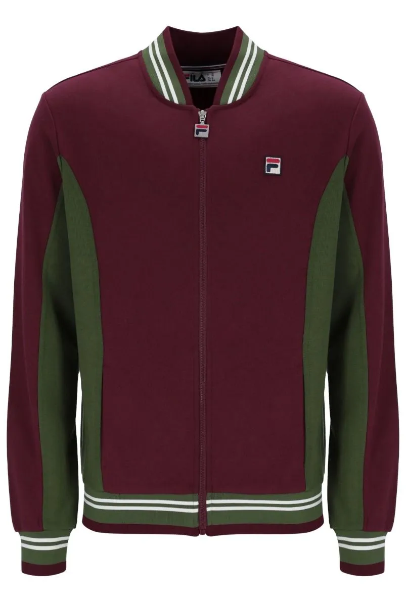 Fila Windsor Wine Track Jacket Settanta