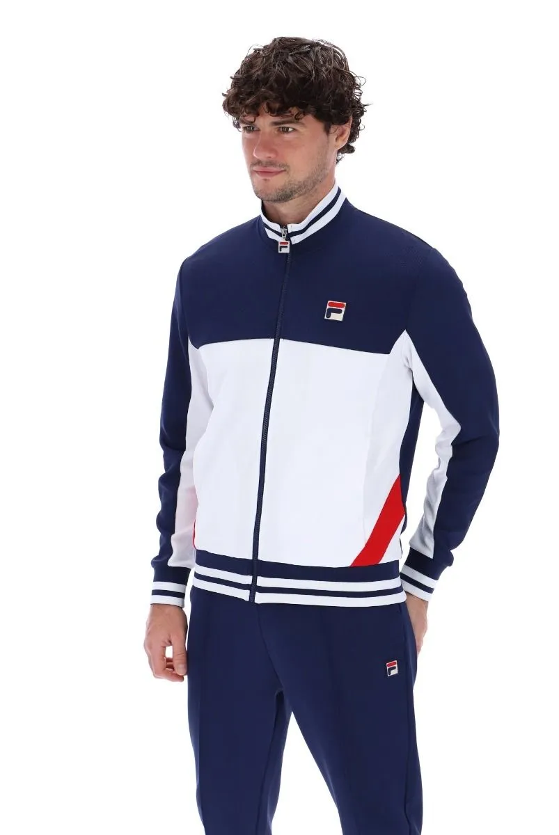 Fila Navy Tiebreaker Funnel Neck Track Jacket