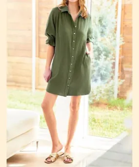 Olive Finley Miller Double Cotton Gauze Dress