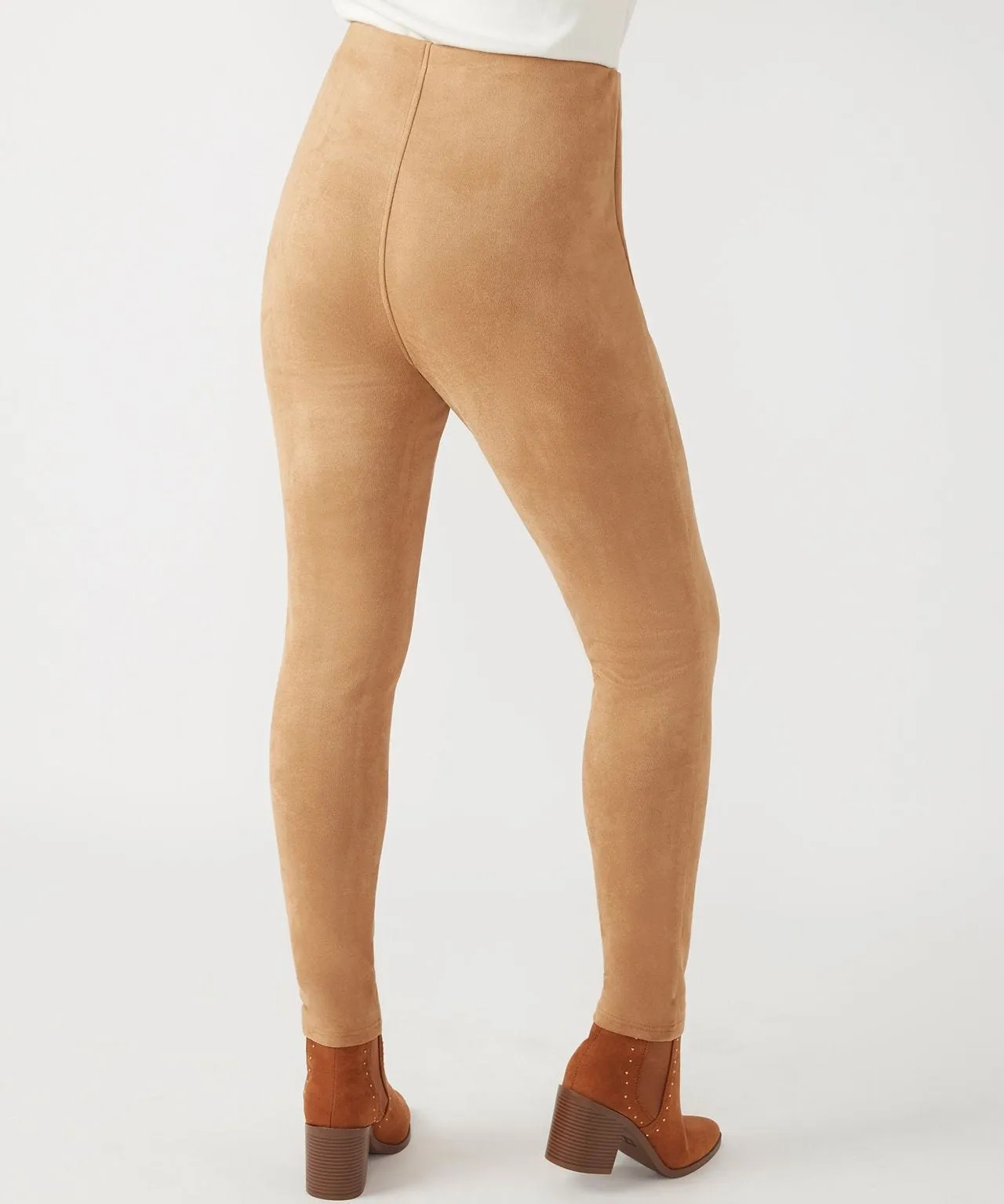 Suede Tummy Control Leggings at First Avenue