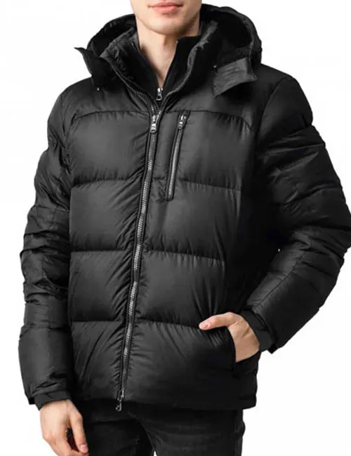 Frank Black Puffer Jacket