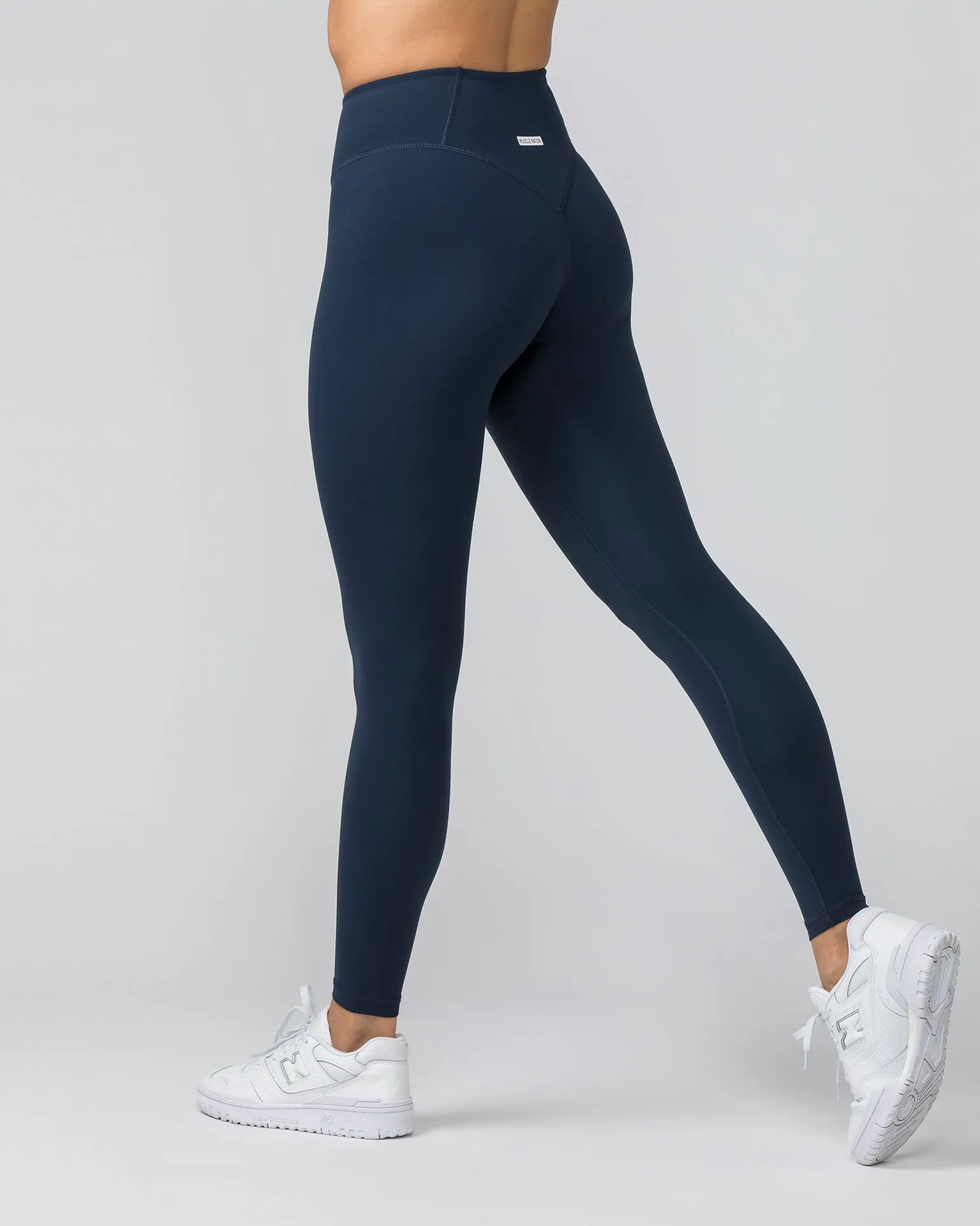 Full Length Navy Leggings - Contour Aura - Better for search optimization.