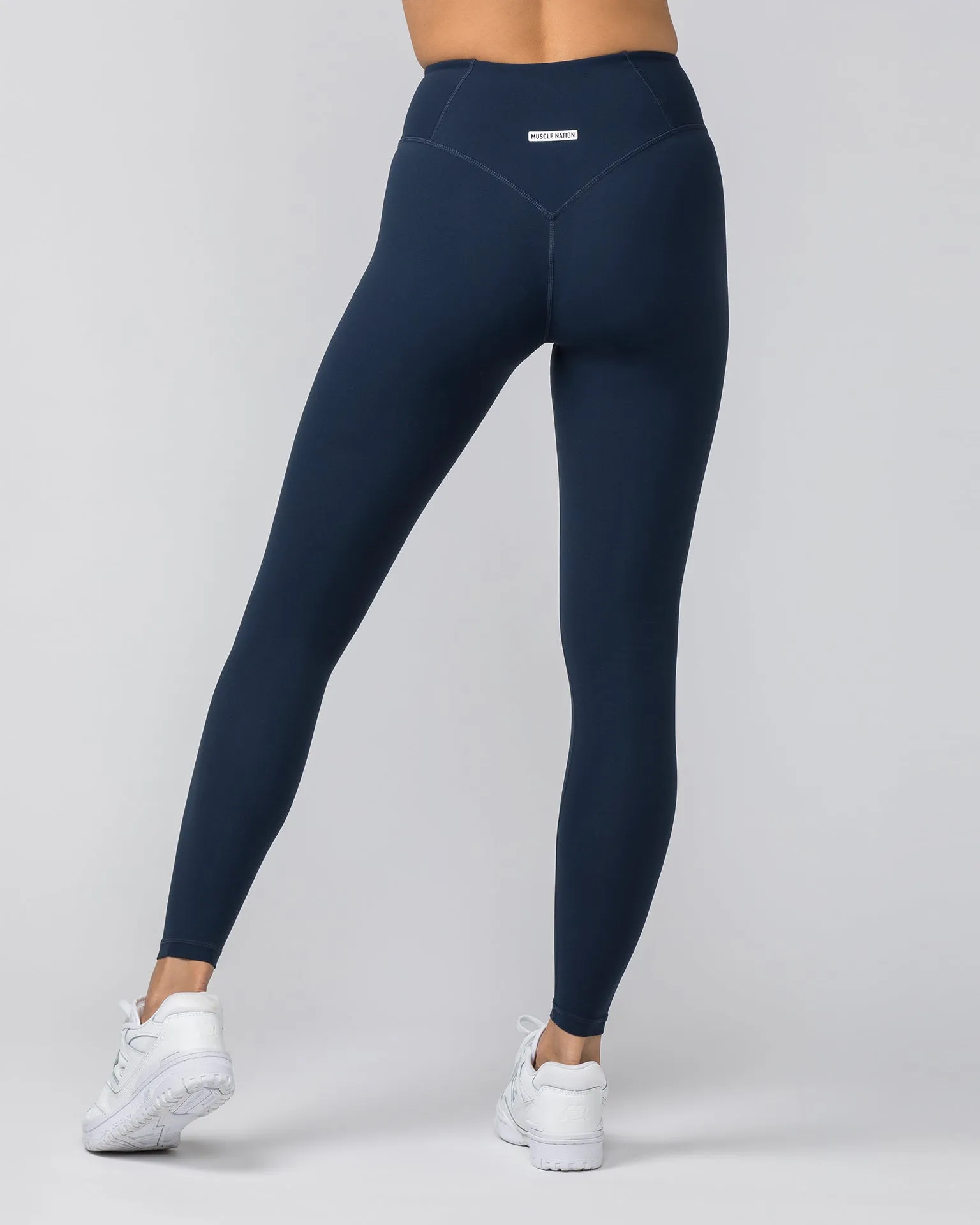 Full Length Navy Leggings - Contour Aura - Better for search optimization.