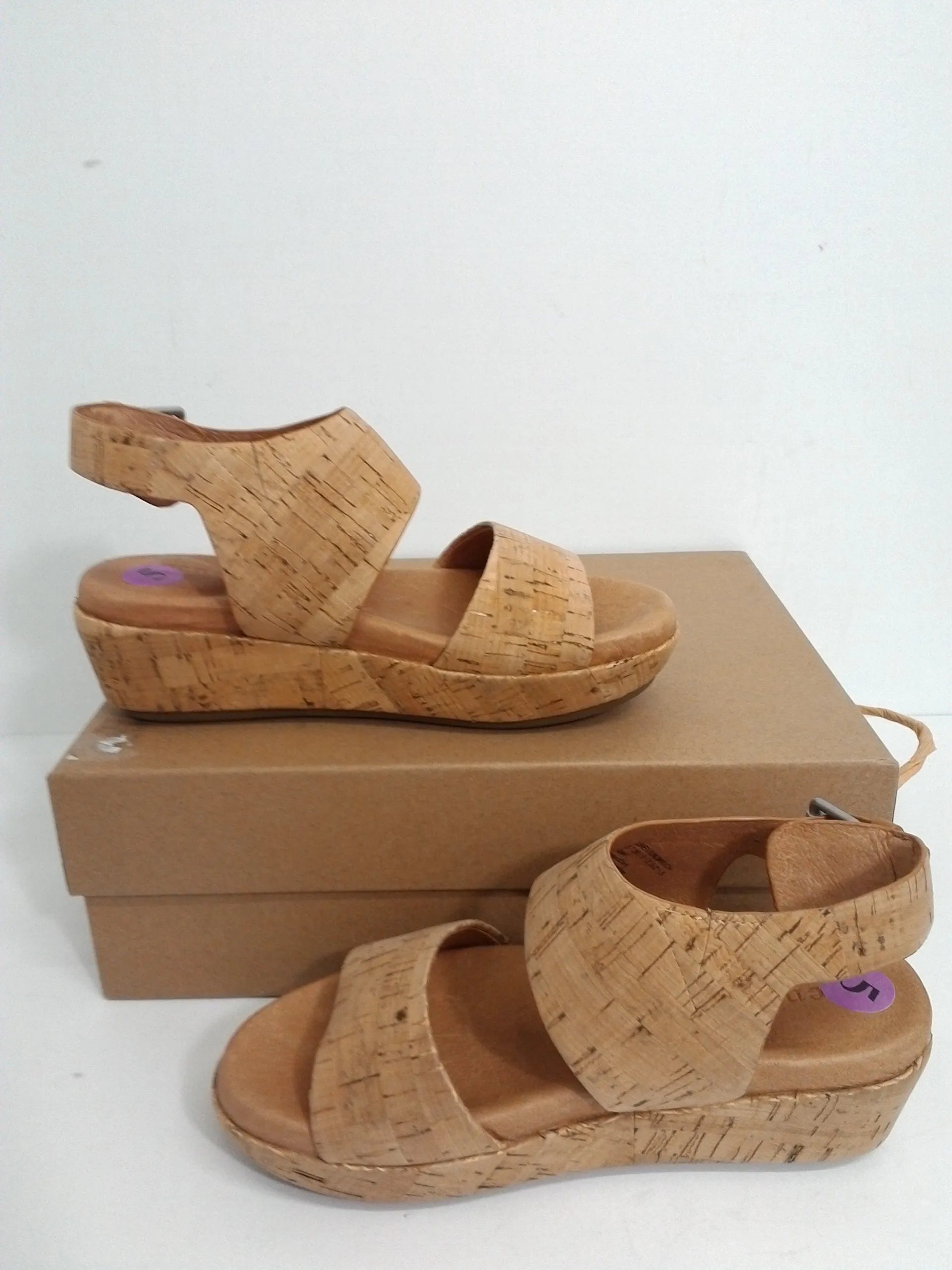 Gentle Souls Women's Natural Lori Sandals Size 5