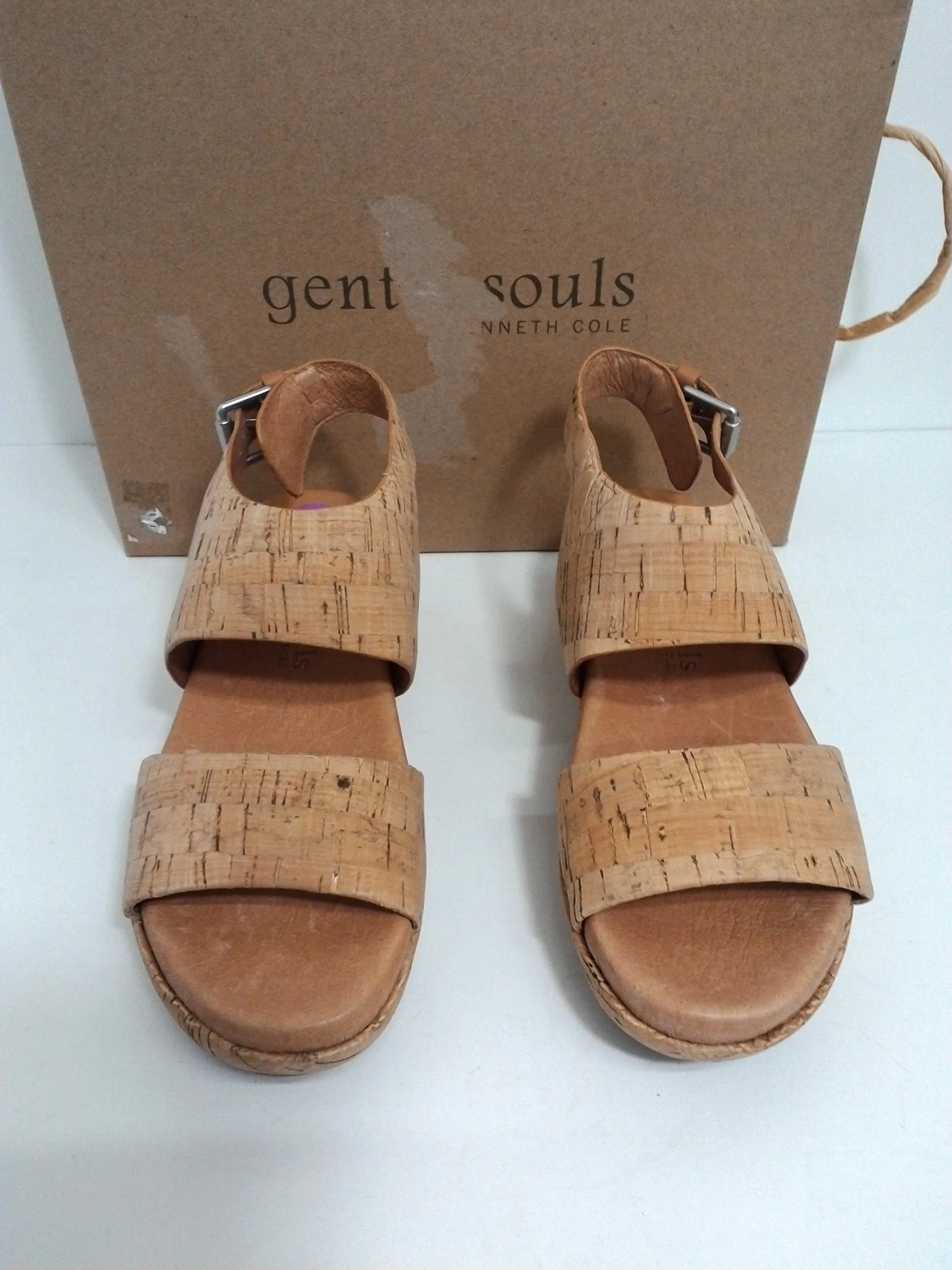 Gentle Souls Women's Natural Lori Sandals Size 5