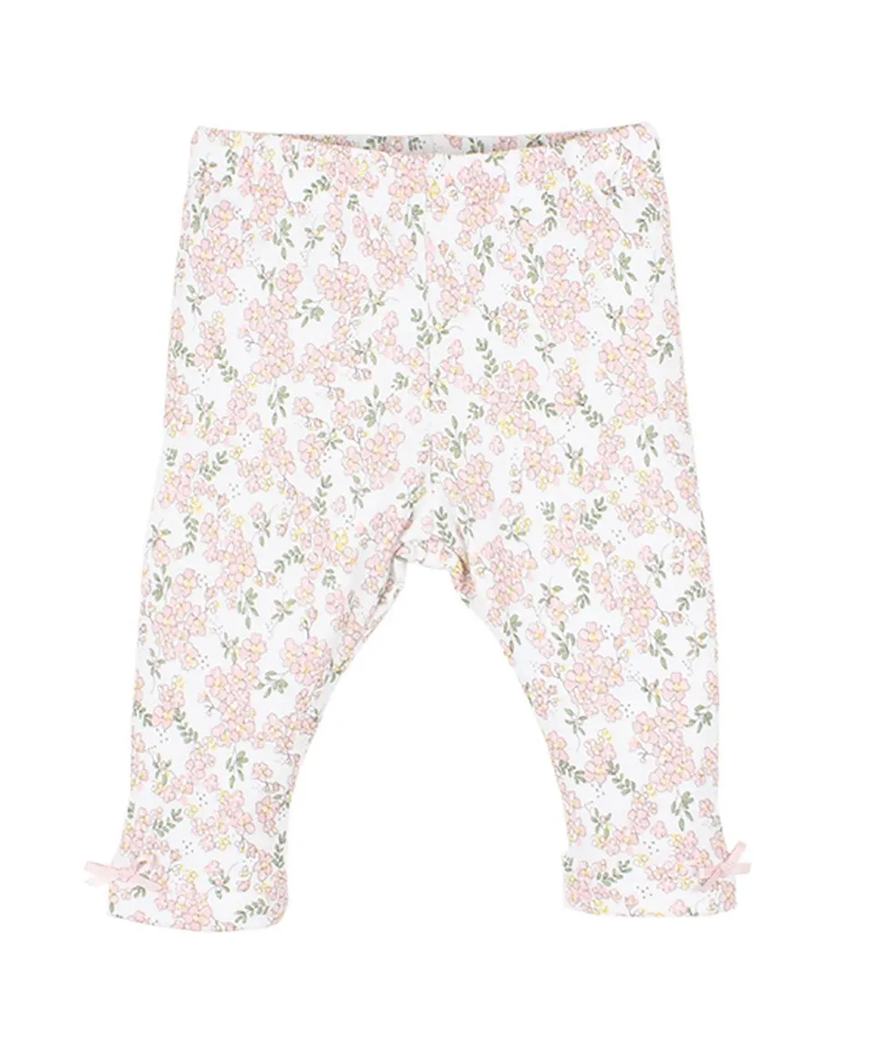 Hazel Print Baby Leggings with Bow