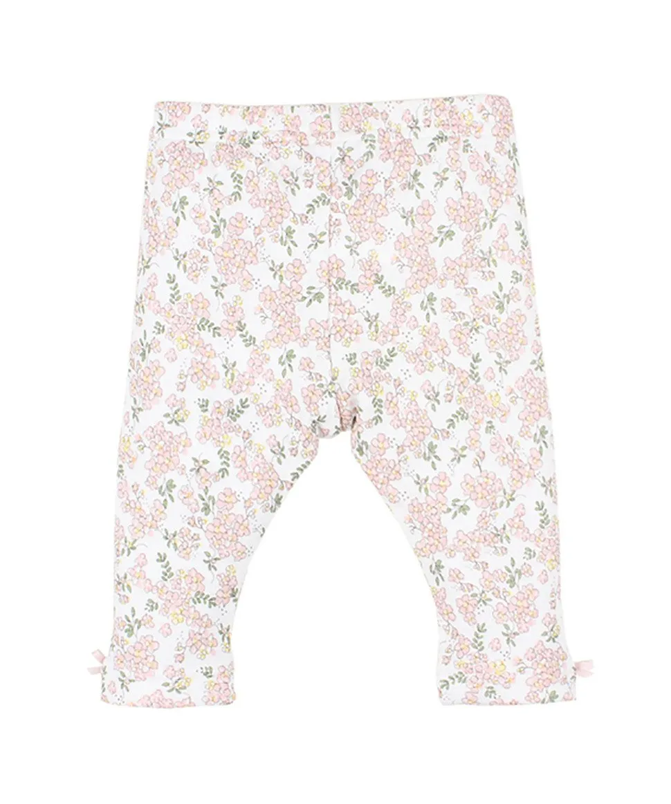 Hazel Print Baby Leggings with Bow