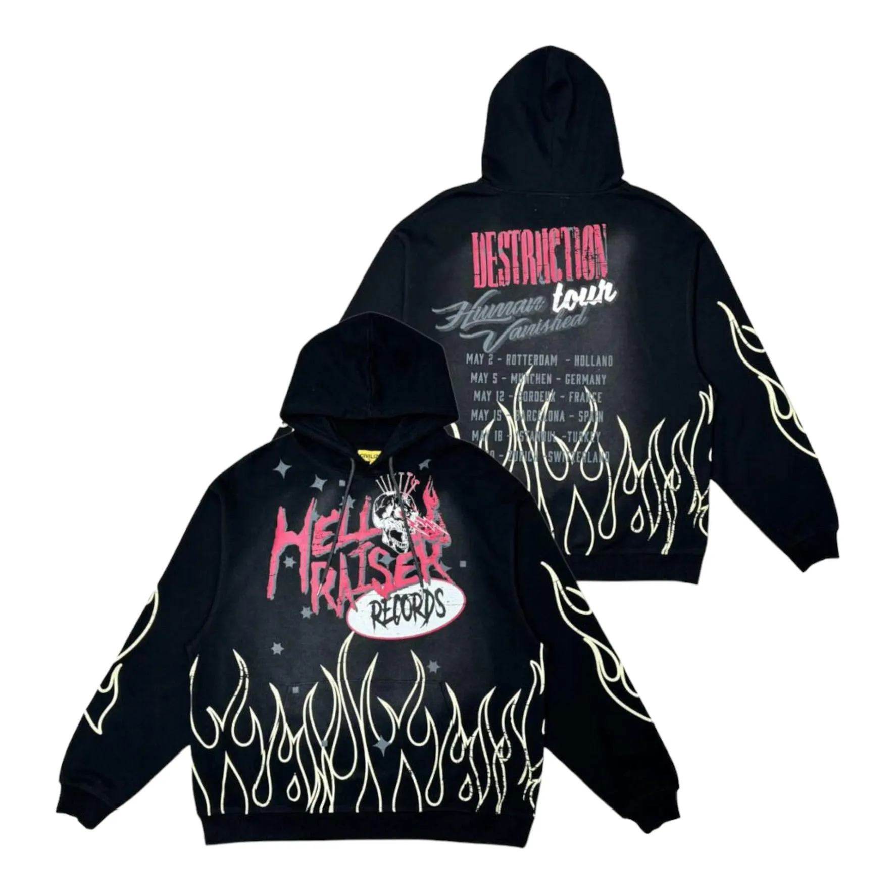 Hell Raiser Tour Hoodie CV3375 - CIVILIZED