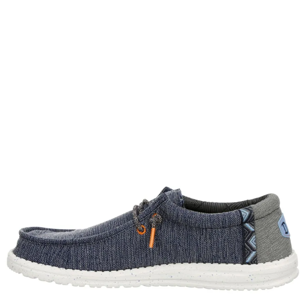 HEYDUDE  MENS WALLY SLIP ON SNEAKER