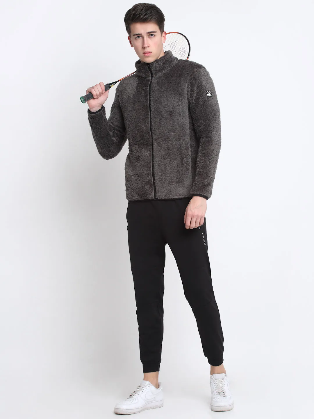Invincible Men's Double Sherpa Jacket