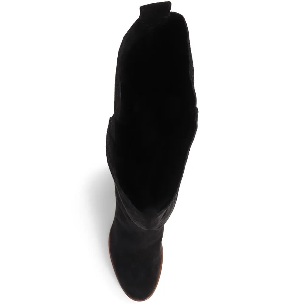 Iona Knee High Slouchy Suede Boots - Shop Now!