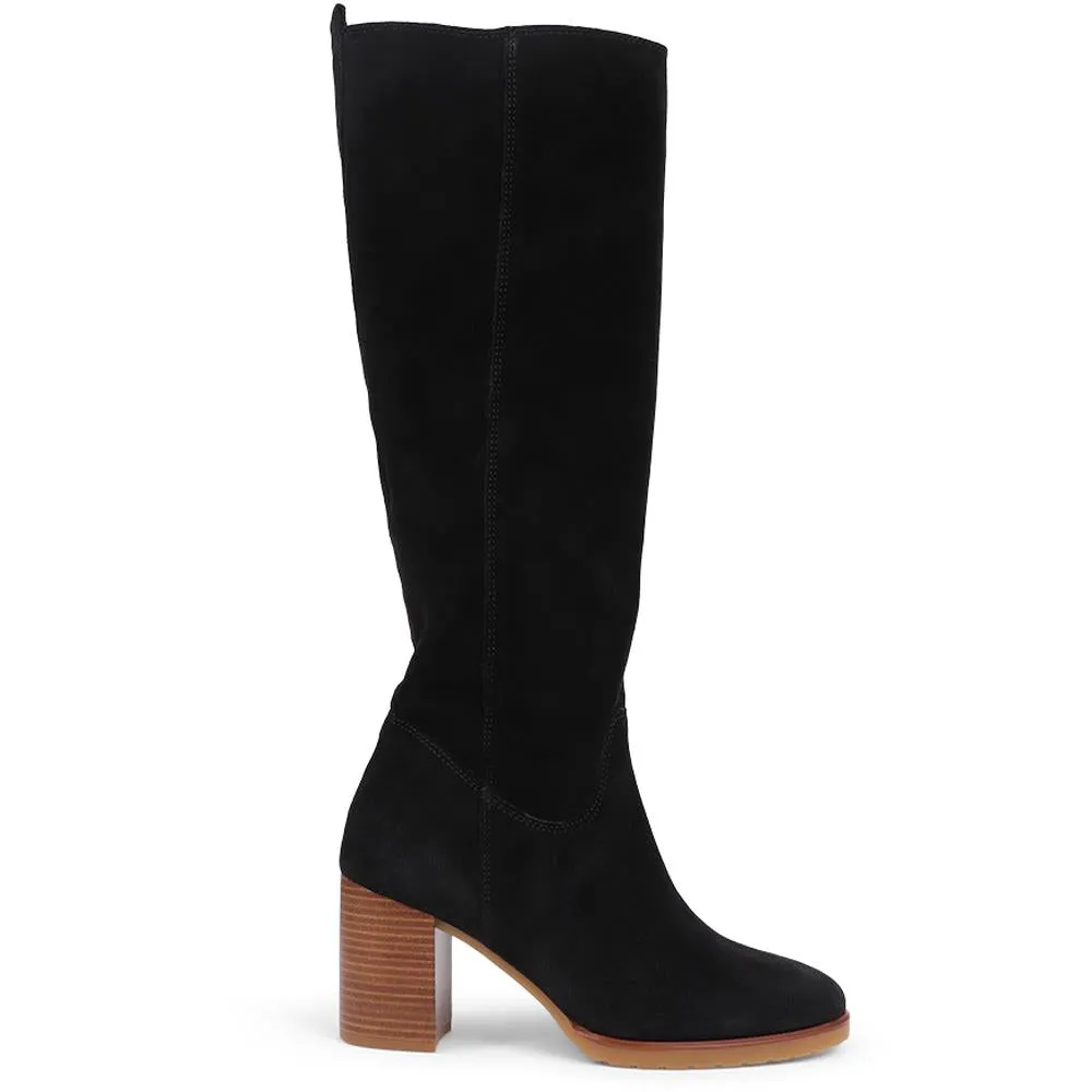 Iona Knee High Slouchy Suede Boots - Shop Now!