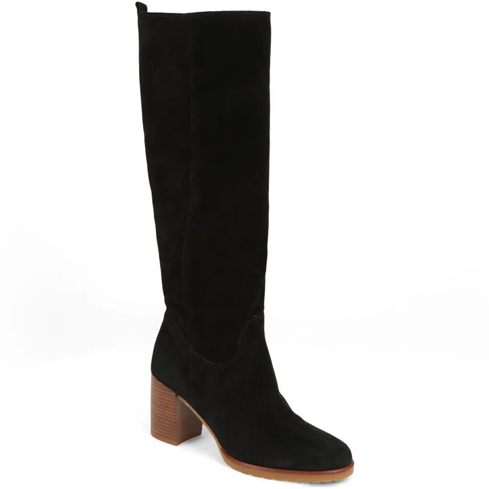 Iona Knee High Slouchy Suede Boots - Shop Now!