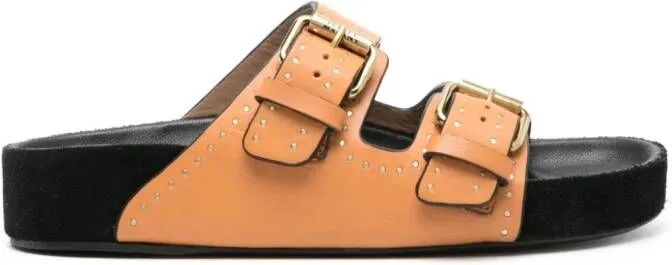 Orange ISABEL MARANT Lennyo studded sandals