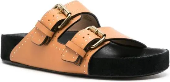 Orange ISABEL MARANT Lennyo studded sandals