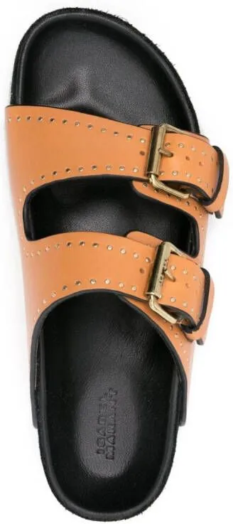 Orange ISABEL MARANT Lennyo studded sandals