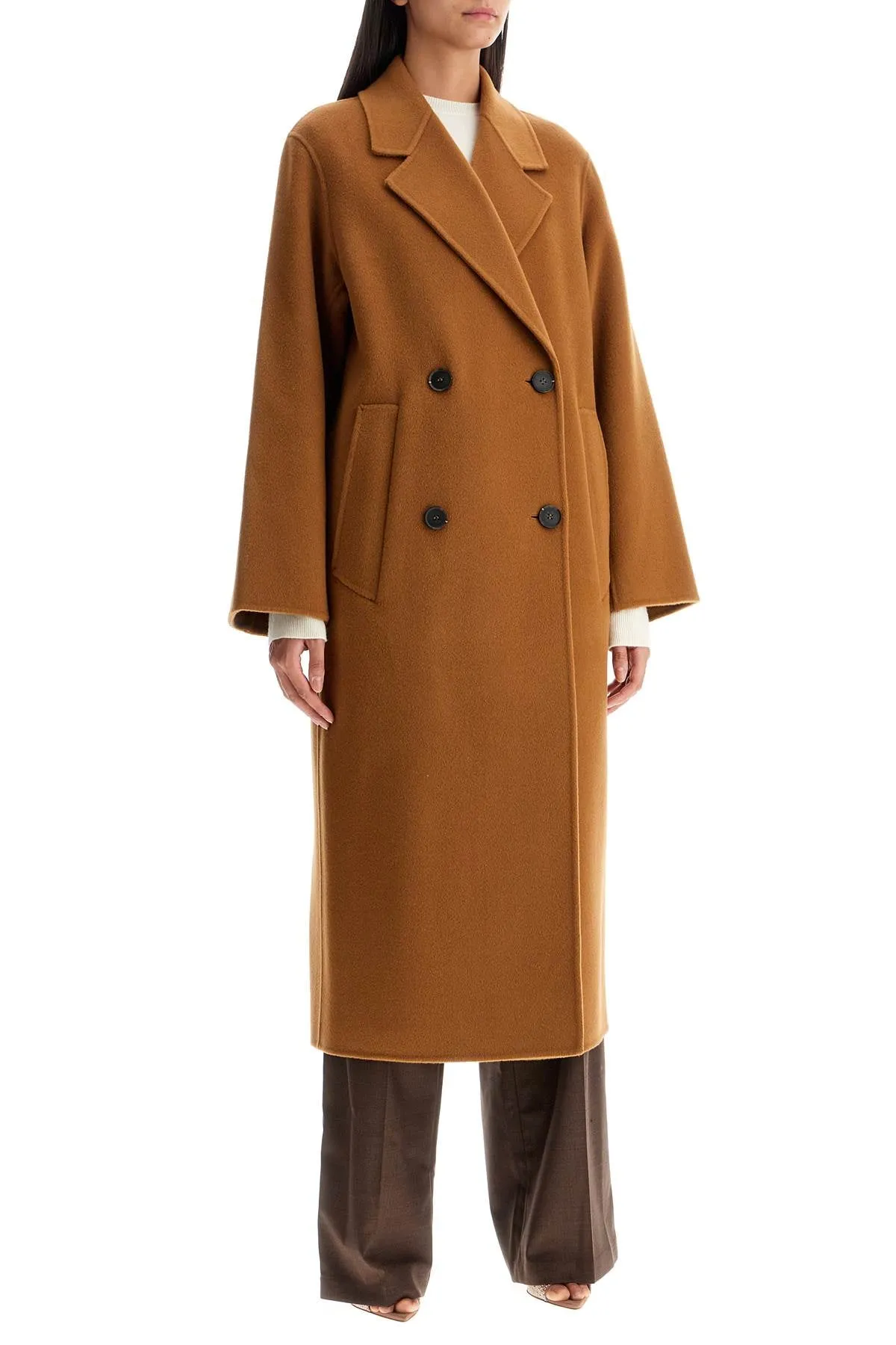 IVY OAK Wool Coat: Timeless Double-Breasted Style