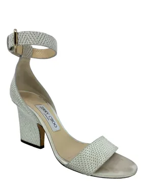 JIMMY CHOO Edina 85 Ankle Strap Sandals Size 7 - Shop Now!