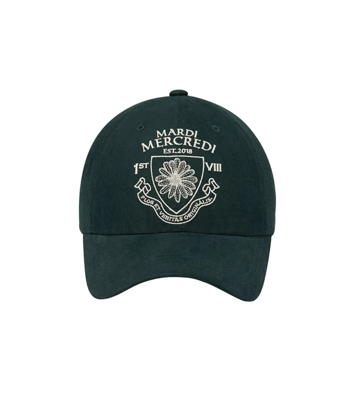 Khaki Ivory Cap Alumni Emblem