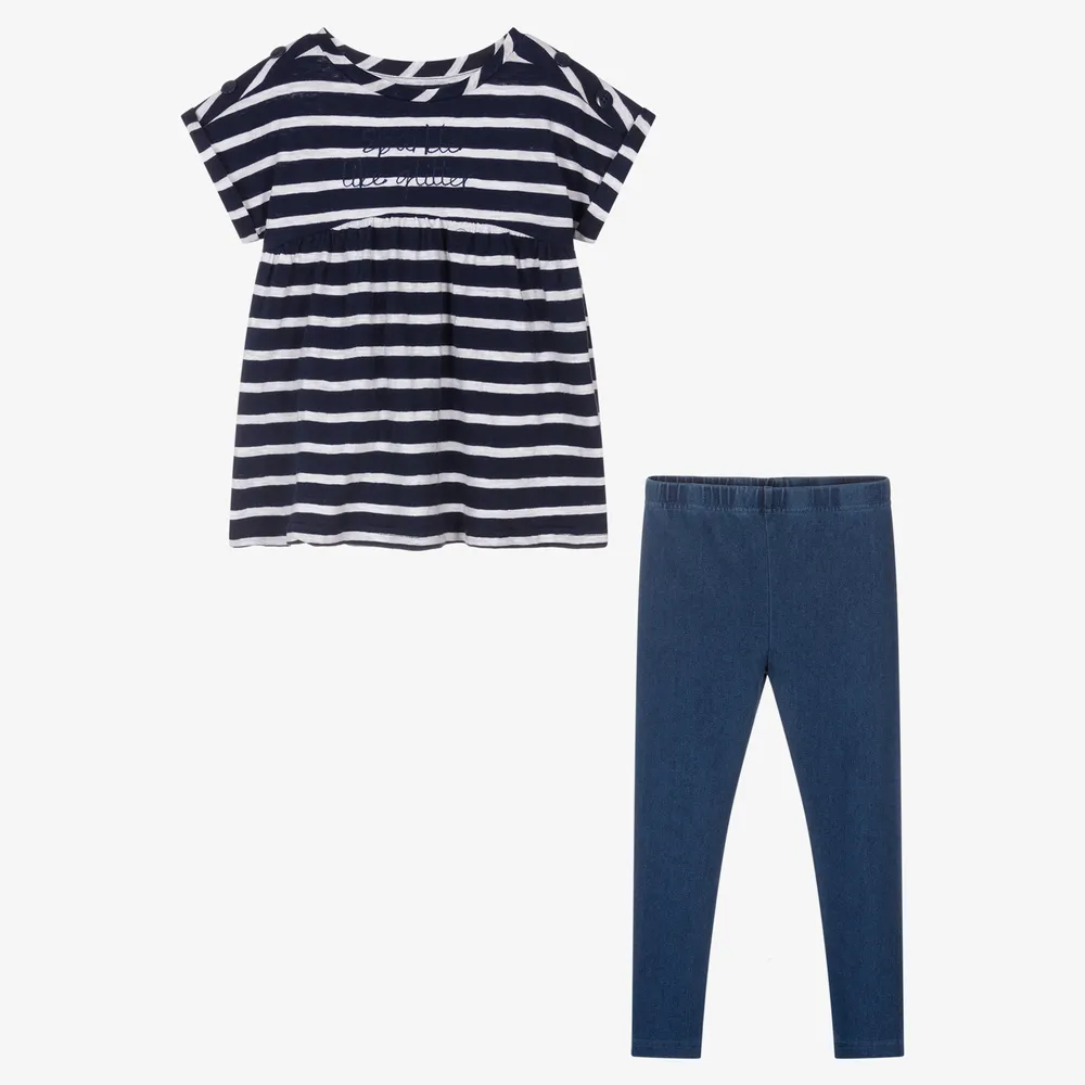 Kids Blue Leggings