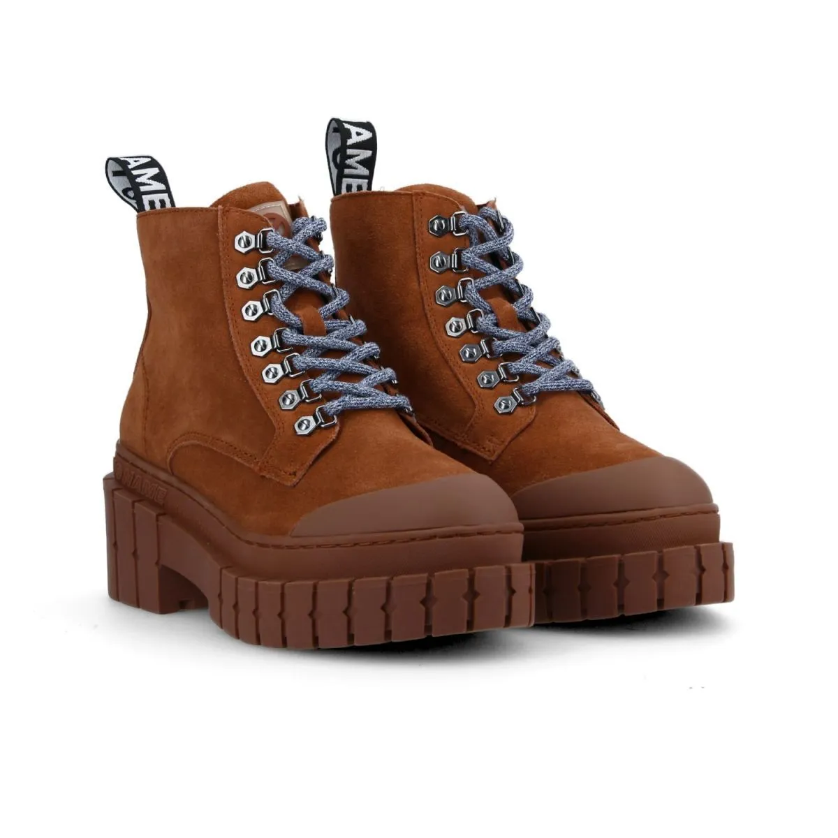 Kross Chestnut Suede Low Boots